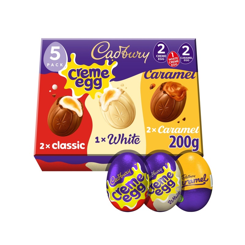 Cadbury Creme Egg 5 Pack Mixed Chocolate Box 200g