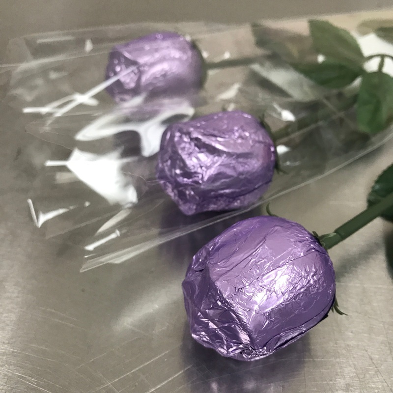 FOILED MILK CHOCOLATE ROSELAVENDER