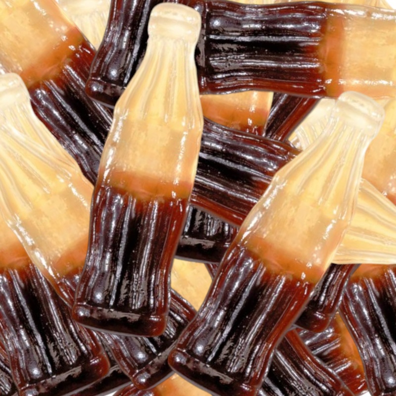 Giant Gummy Cola Bottles 125g (0.28lb)