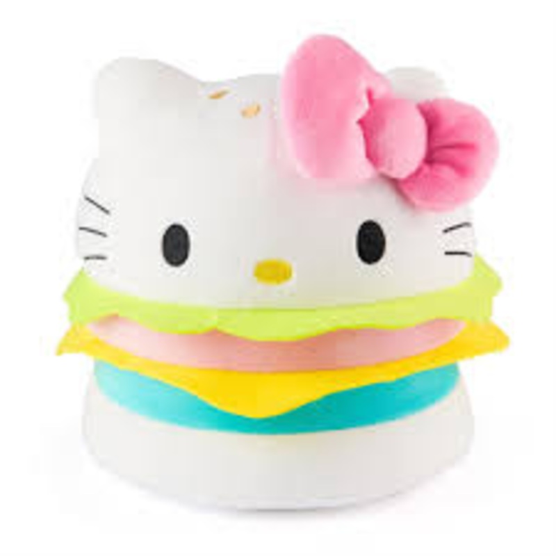 Sanrio: Hello Kitty Hamburger 8″ Plush (OOS)