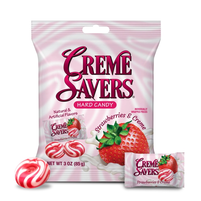 Creme Savers Peg Bag – Strawberries & Creme