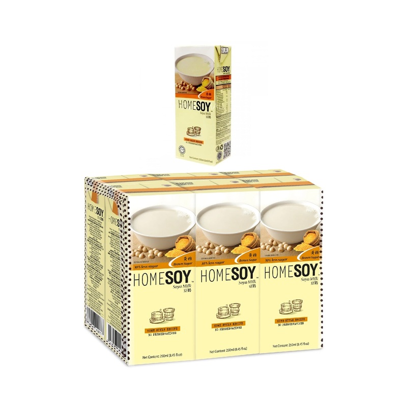 HOMESOY BROWN SUGAR 6X250ML UNIT