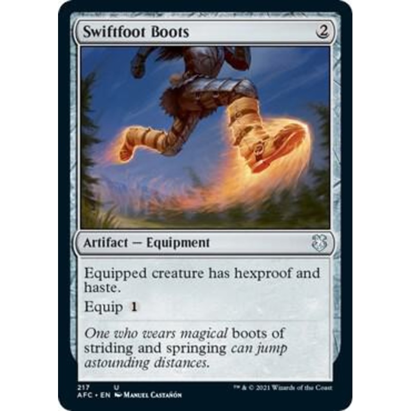 Swiftfoot Boots – Commander: Adventures in the Forgotten Realms – #217