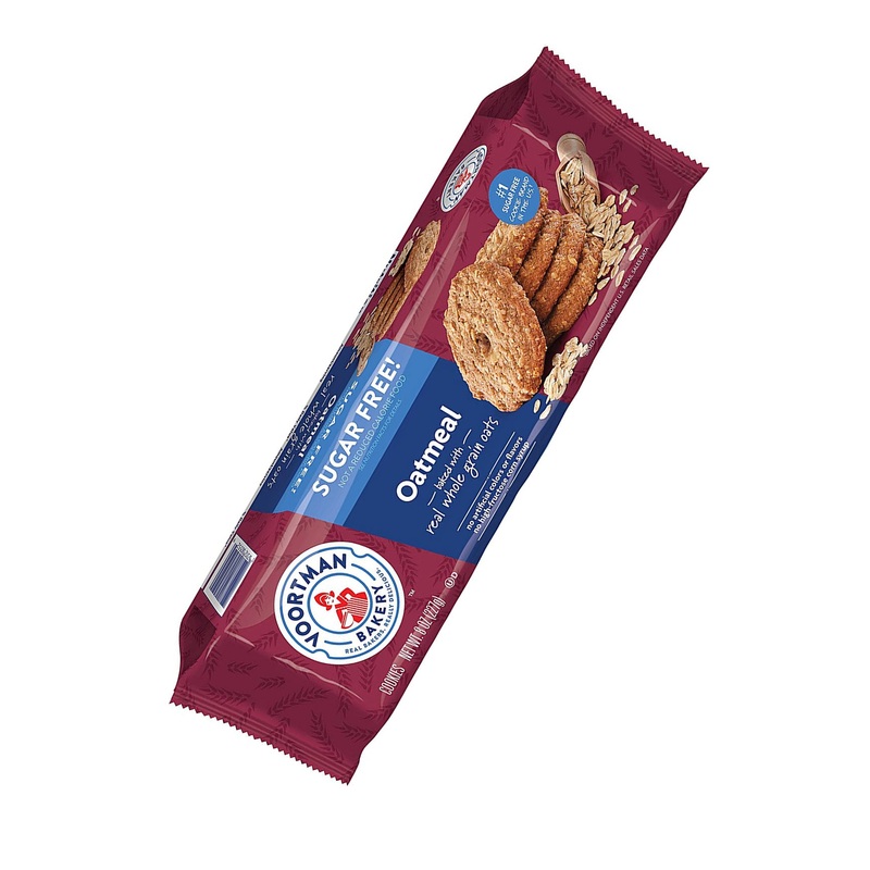 VOORTMAN SF OATMEAL COOKIES 227G