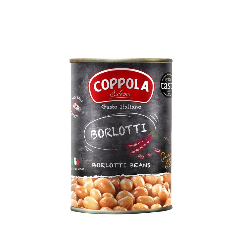 COPPOLA BORLOTTI BEANS 400G UNIT