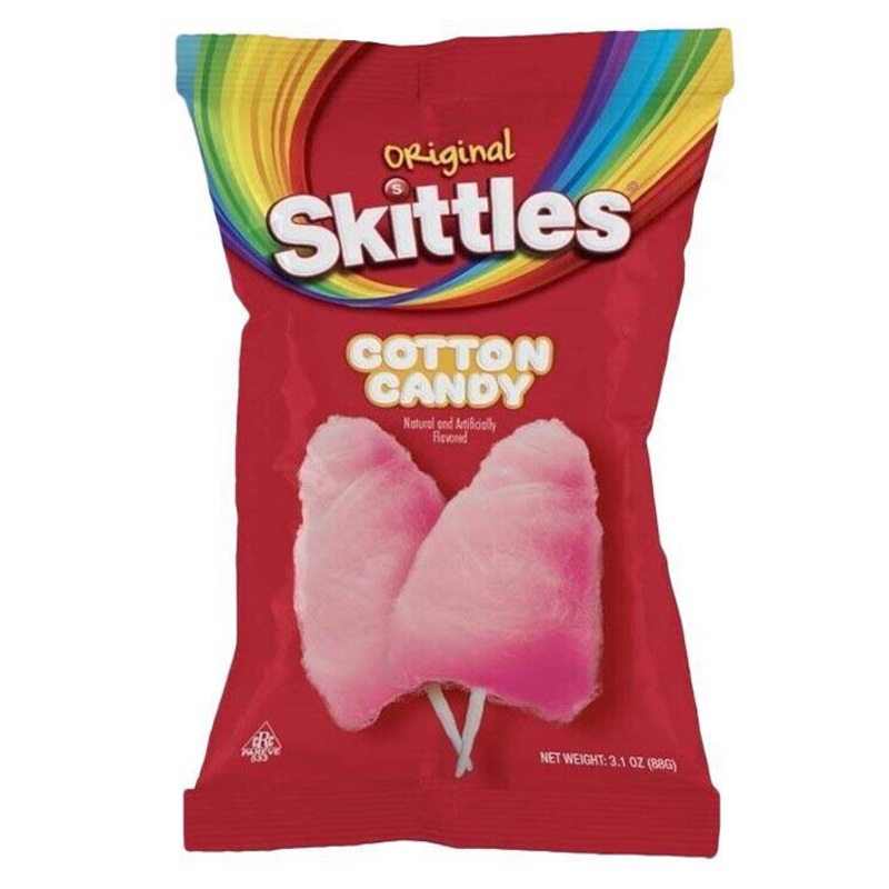 Skittles Cotton Candy  3.1oz Bag