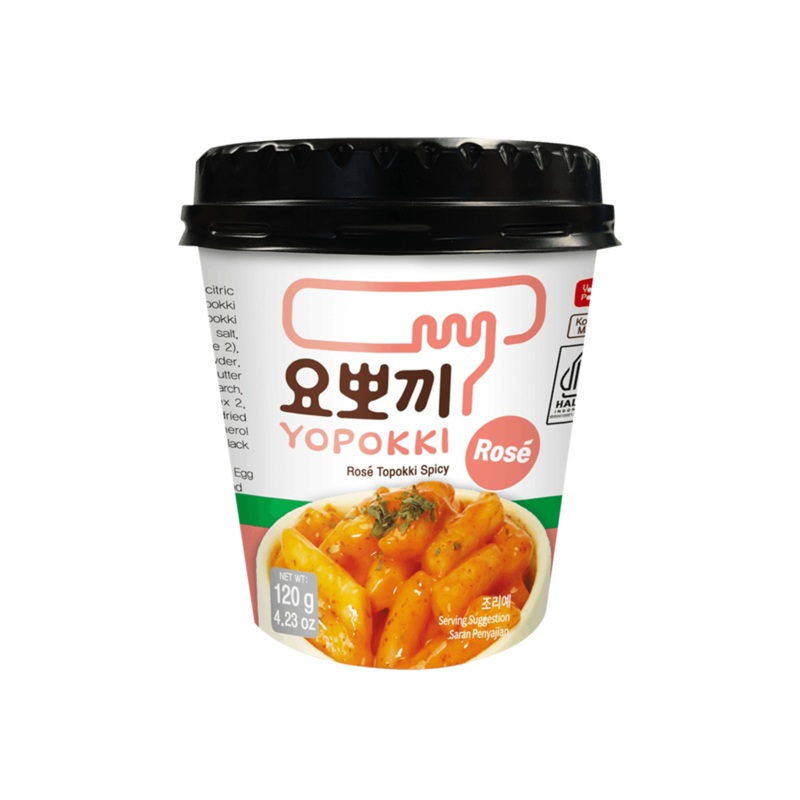 YOUNG POONG ROSE SPICY TOPOKKI CUP 120G