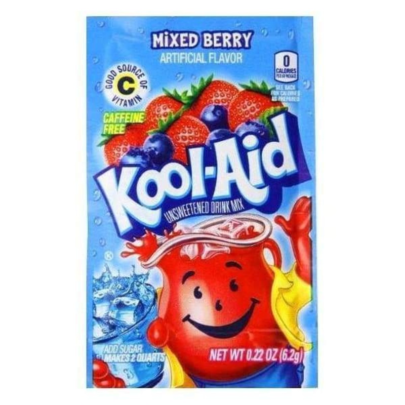 Kool-Aid Mixed Berry Drink Mix Packet – 6.2g