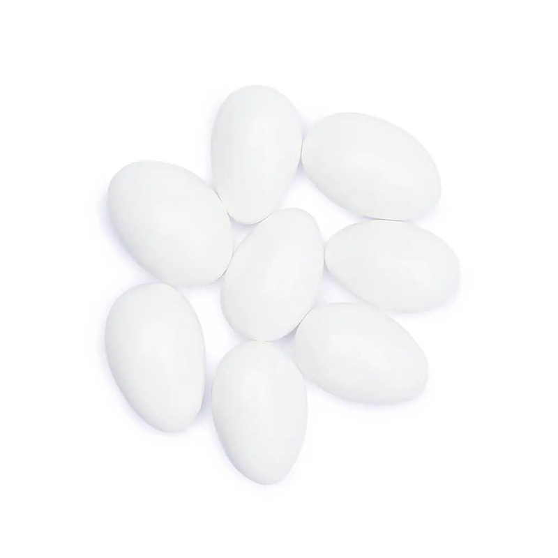 Koppers Chocolate Jordan Almonds – White: 5LB Bag