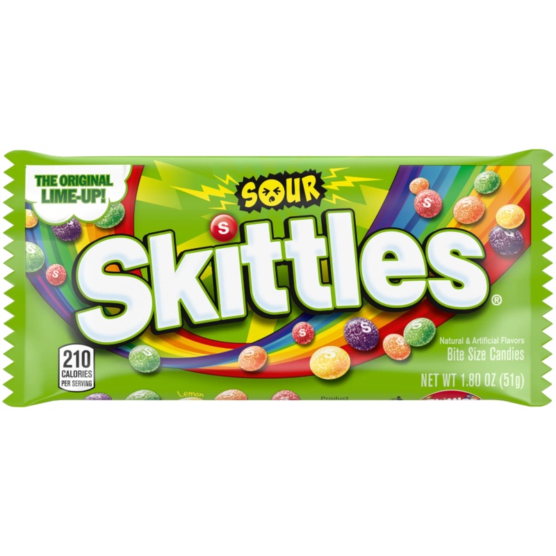 Skittles Sour (US Version) – 1.8oz (51g)