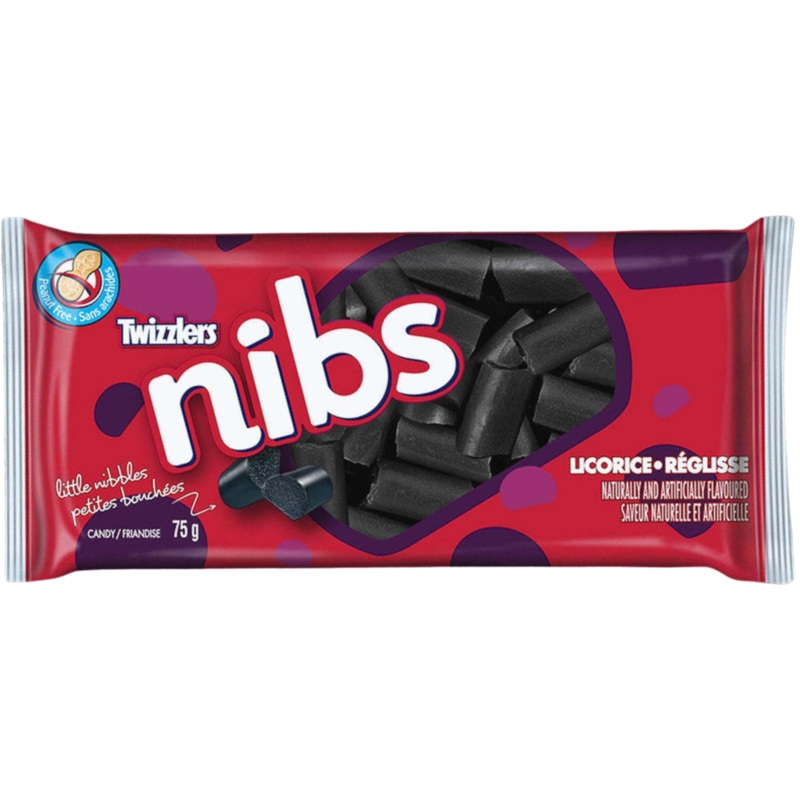 Twizzlers Nibs Licorice (Canada) – 2.65oz (75g)