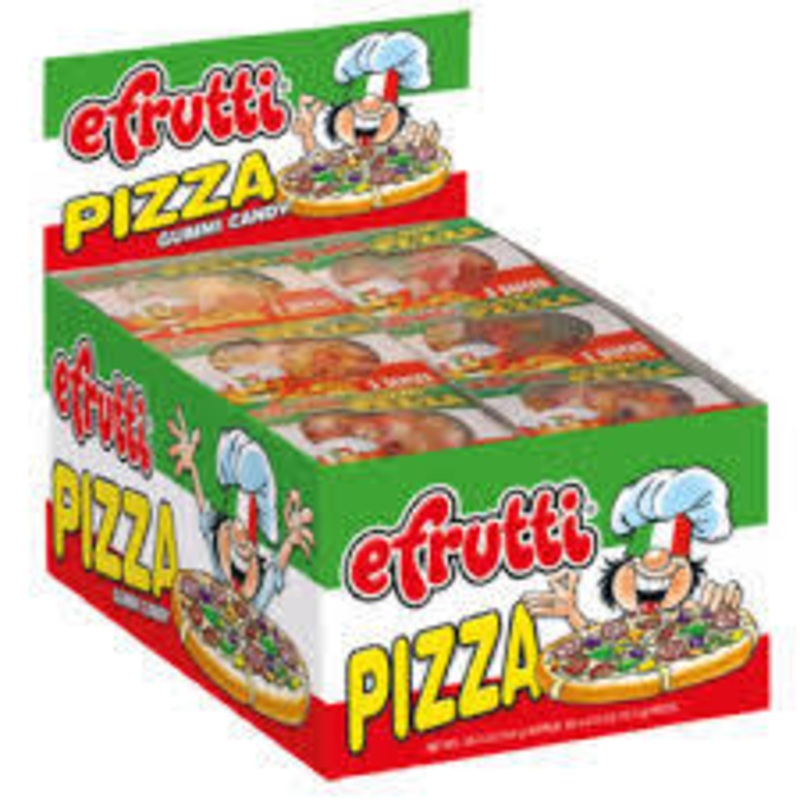 E-Frutti Gummi Pizza (Wrapped) 48 Units