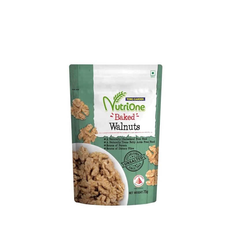 NUTRIONE BAKED WALNUTS 75G UNIT