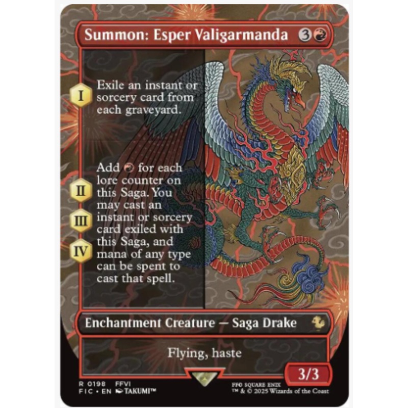 Summon: Esper Valigarmanda (Borderless) – Commander: Final Fantasy – #0198