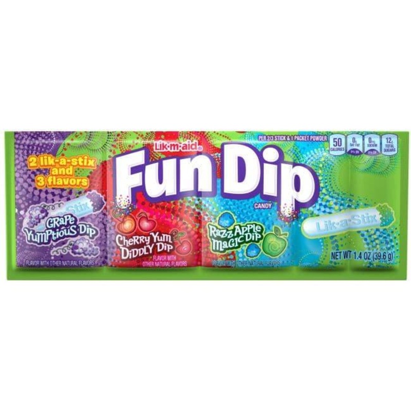 Wonka Lik-M-Aid Fun Dip Large 24ct