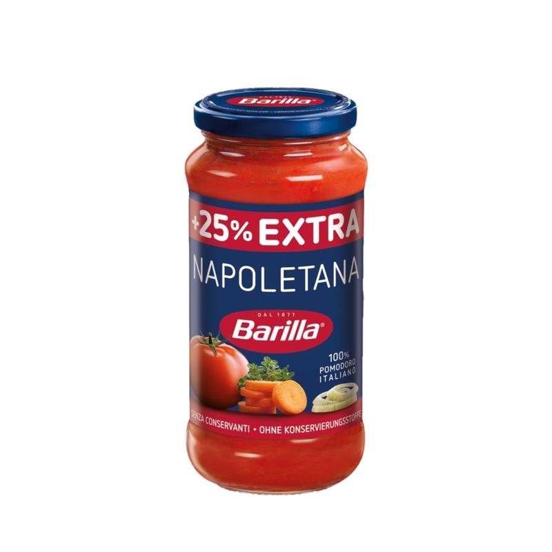 BARILLA EXTRA 25% NAPOLETANA 500G