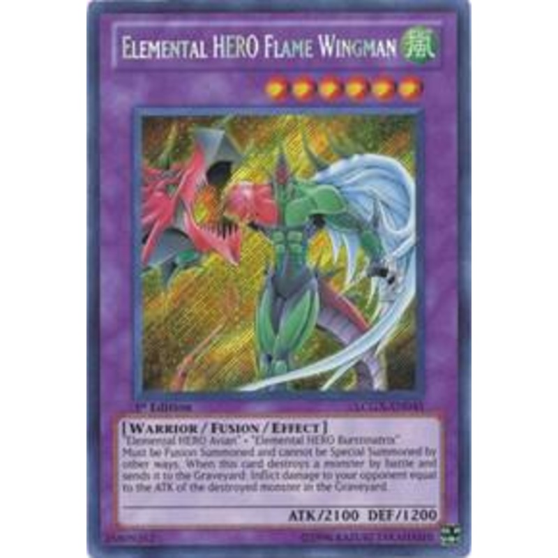 Elemental HERO Flame Wingman (Unlimited) (Secret Rare) – Legendary Collection 2 LCGX-EN045
