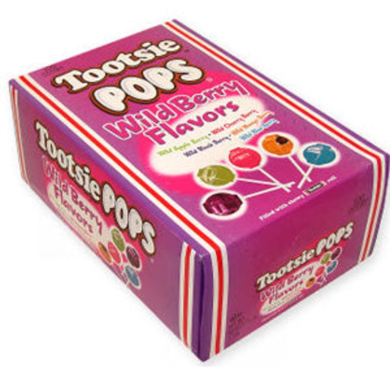 Tootsie Pops – Wild Berry Flavors 100ct Box