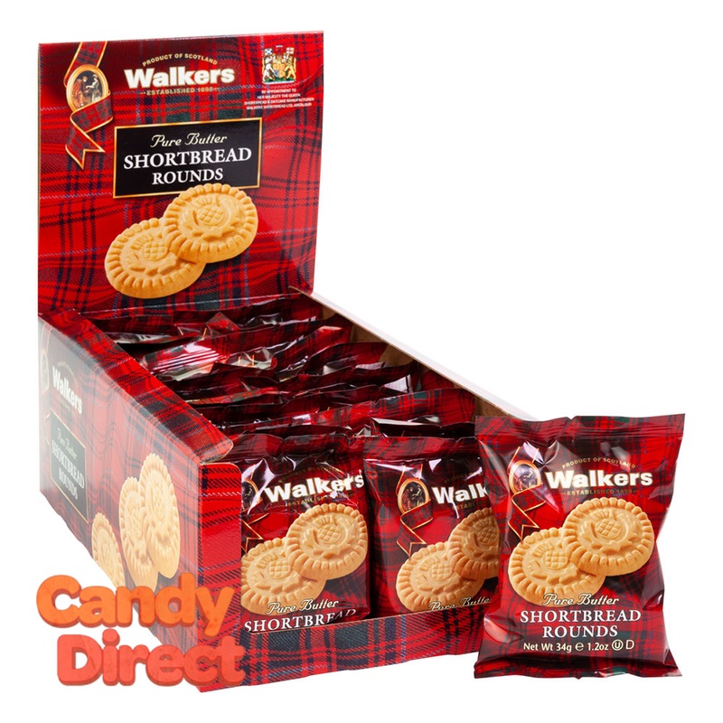 Walkers Rounds Twin Pack Shortbread 1.2oz – 22ct
