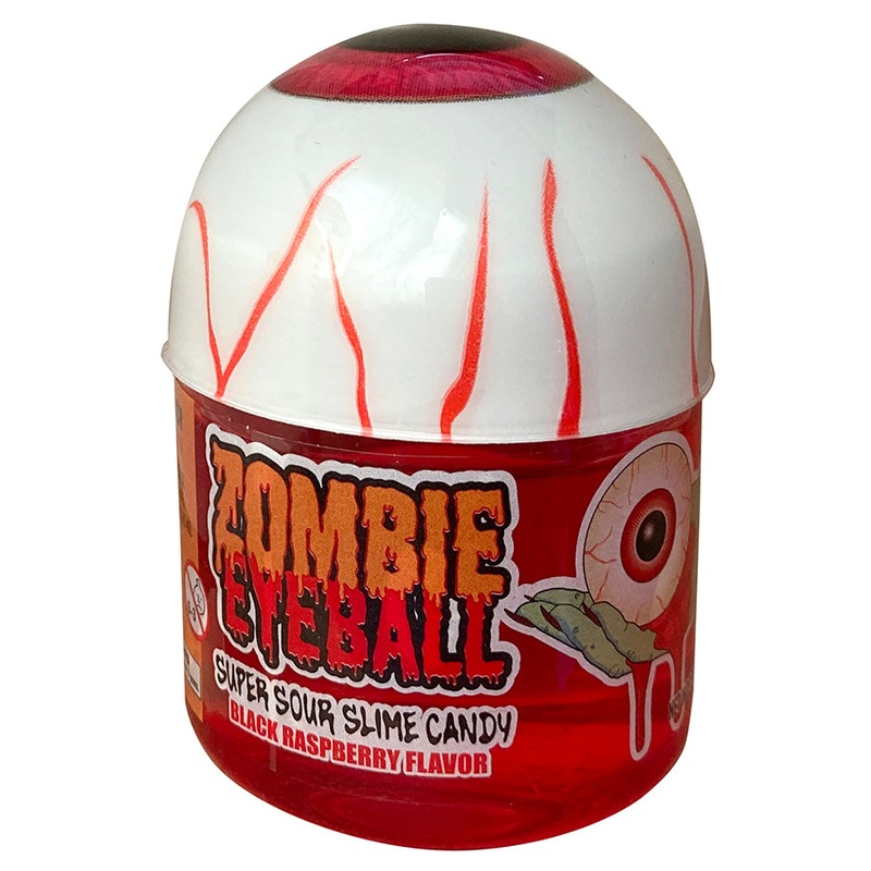 Zombie Eyeball Sour Slime Candy 3.5oz jar or 9ct box 3.5oz Jar