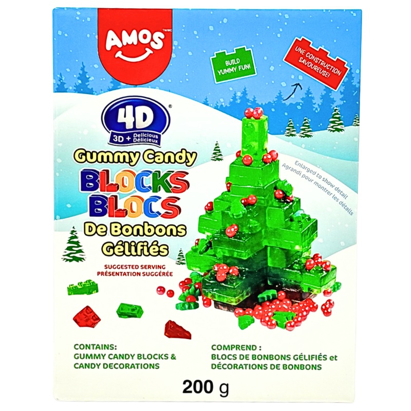 4D Gummy Blocks Christmas Tree – 200g