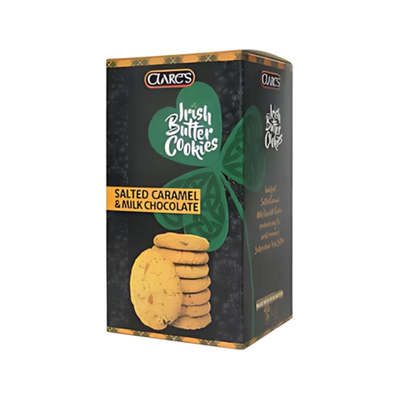 Clare’s Irish Butter Cookies Salted Caramel and Milk Chocolate 175g