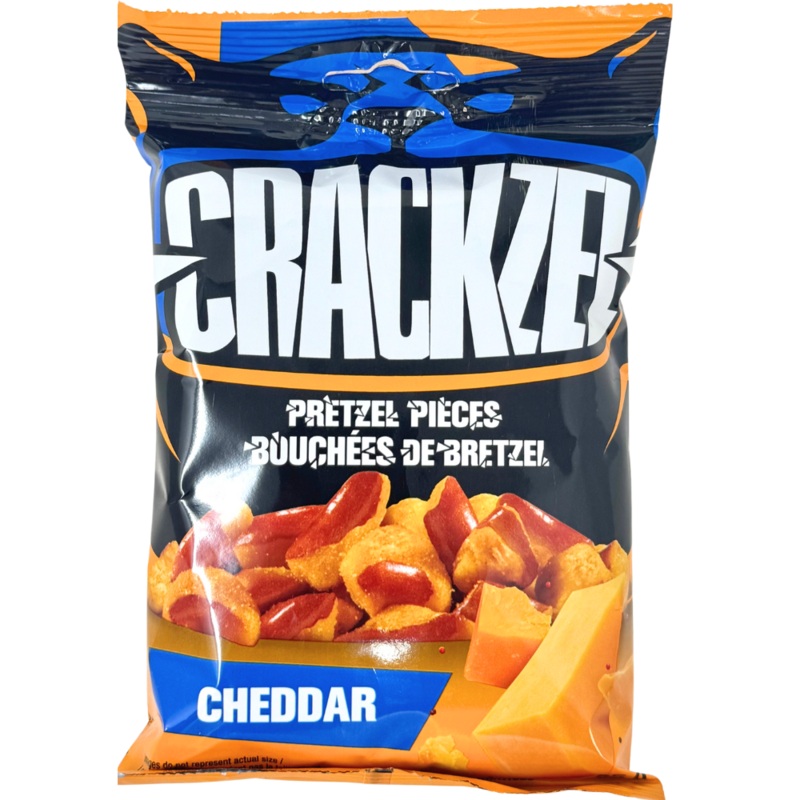 Crackzel Cheddar Pretzel Pieces – 85g