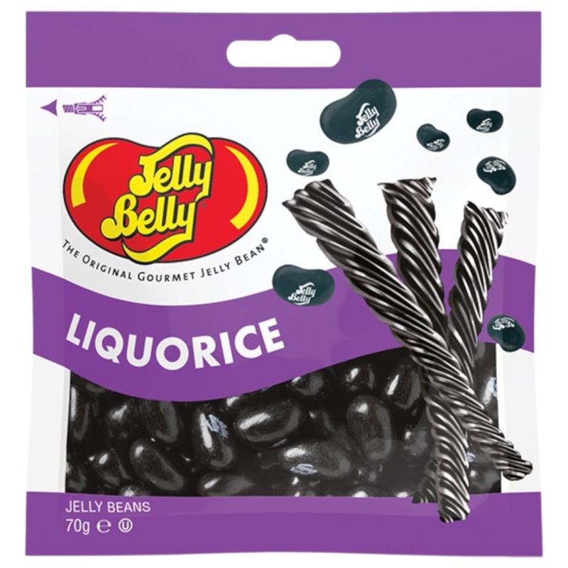 Jelly Belly Liquorice Jelly Beans Bag – 2.46oz (70g)
