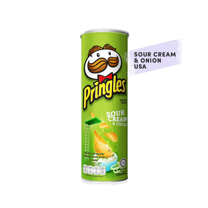PRINGLES SOUR CREAM & ONION (USA) 158G UNIT