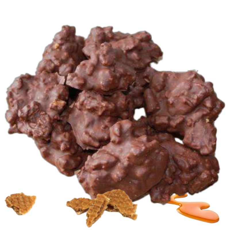 Stroopwafel Chocolate Clusters 125g (0.28lb)
