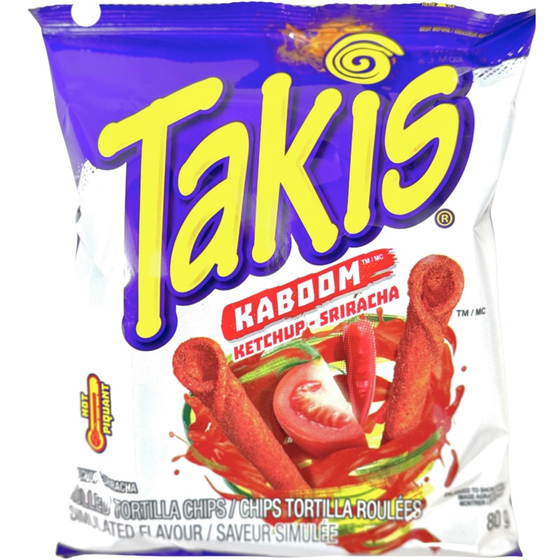 Takis Kaboom Ketchup-Sriracha – 80g