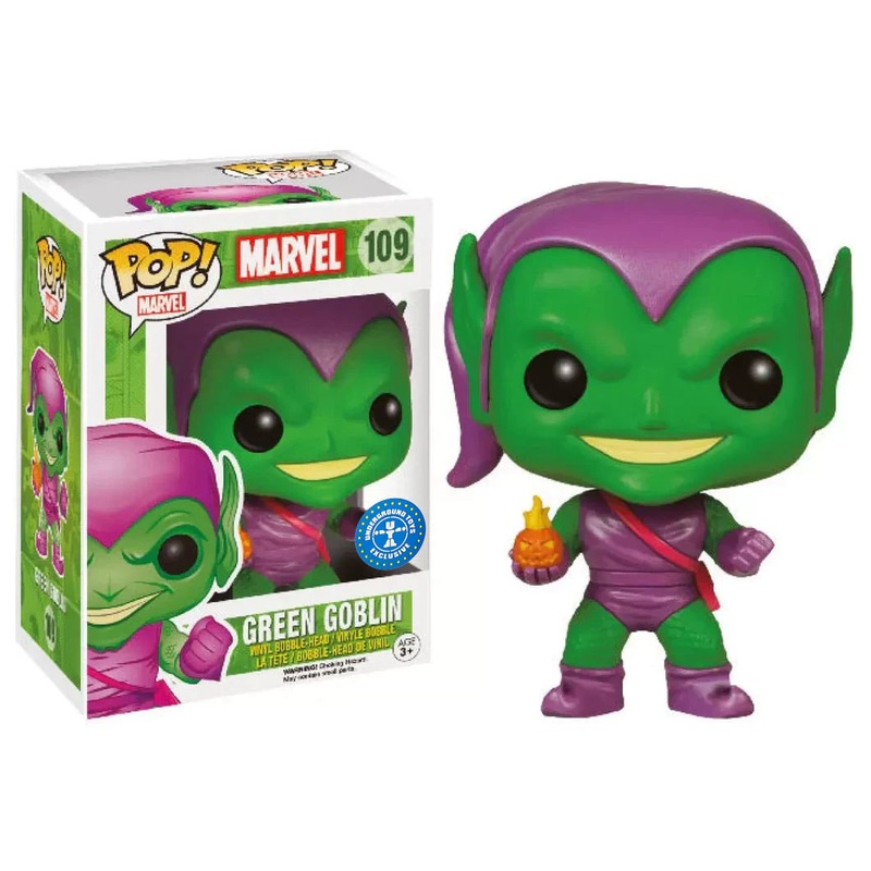 (DAMAGED) Funko Pop Marvel: Marvel – Green Goblin (Walgreens/Underground Toys Exclusive) #109 Regular