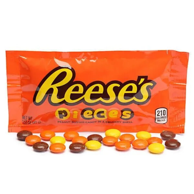 Reese’s Pieces Candy Packs: 18-Piece Box