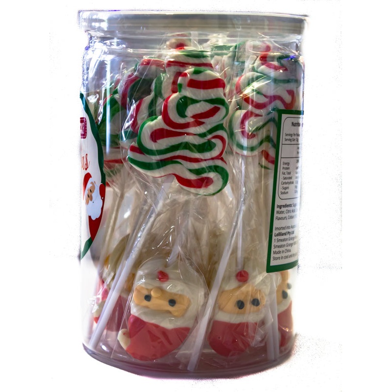 Christmas – Santa and Christmas Tree Lollipops