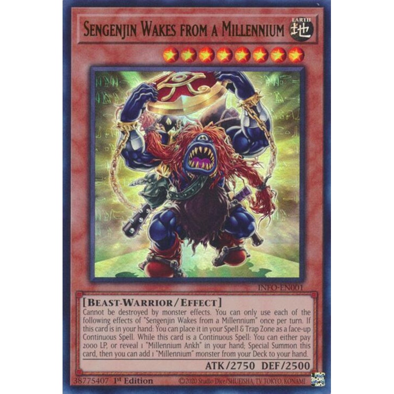 Sengenjin Wakes from a Millennium (1st Edition) – The Infinite Forbidden – INFO-EN001