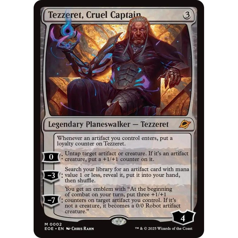 Tezzeret, Cruel Captain – Edge of Eternities #0002