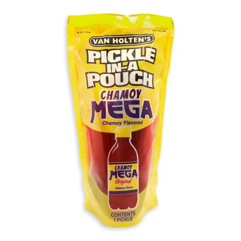 Van Holten’s Mega Chamoy Pickle in A Pouch: 12-Piece Box