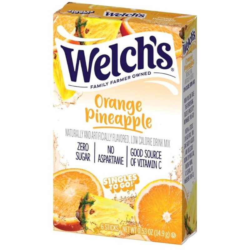 Welchs  Zero Sugar – Orange Pineapple Drink Mix