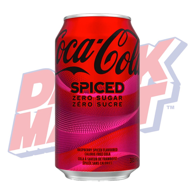 Coca Cola Raspberry Spiced Zero Sugar – 355ml