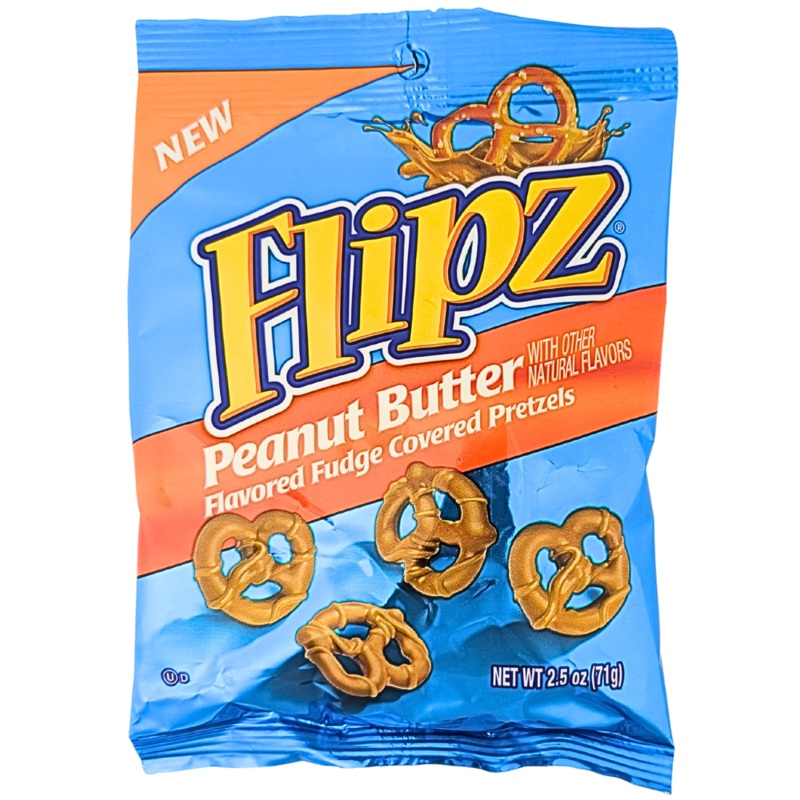 Flipz Peanut Butter Fudge Pretzels – 2.5oz