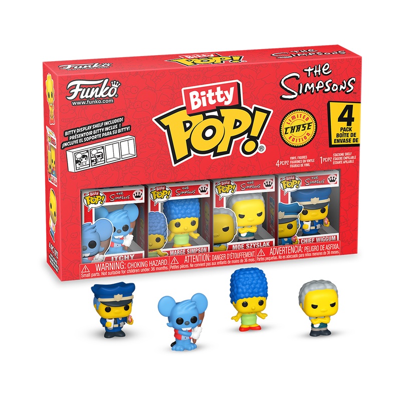Funko Pop! Bitty Pops: The Simpsons – Itchy 4pk
