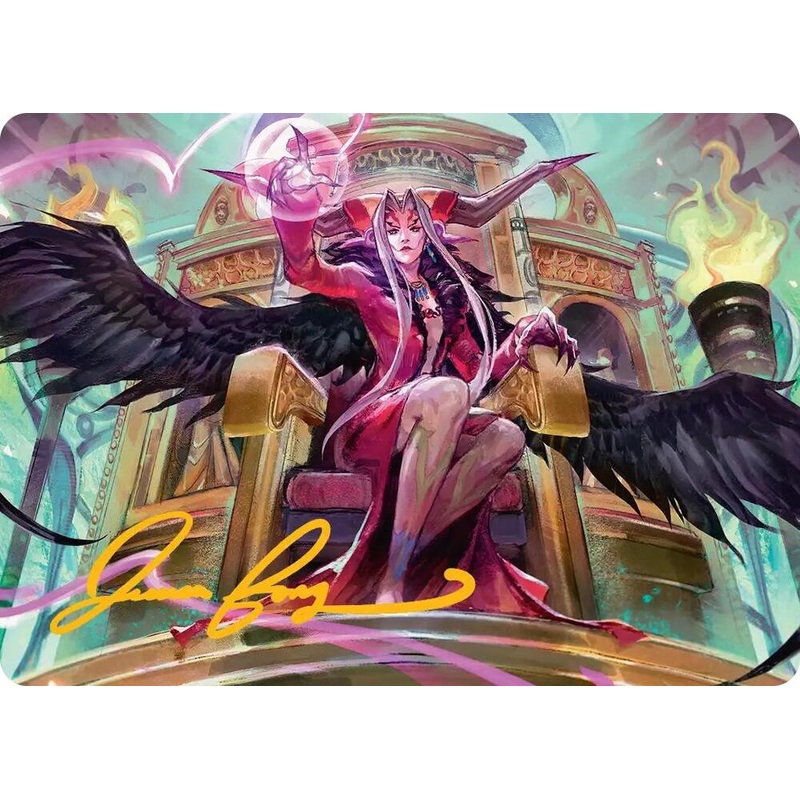 Sorceress’s Schemes Art Card (Gold-Stamped Signature) – Art Series: FINAL FANTASY – #09/53