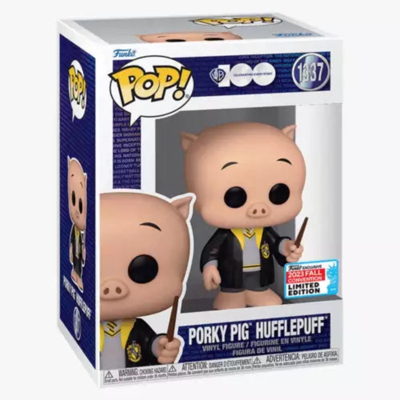 Funko Pop! WB 100 – Porky Pig Hufflepuff #1337 (2023 Fall Convention)