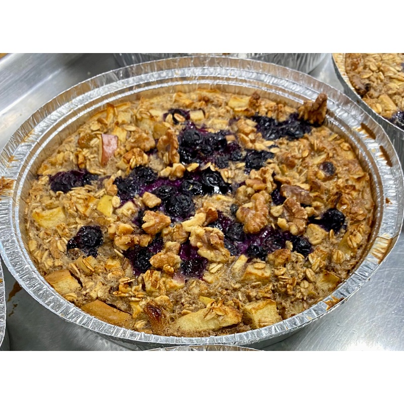 Baked Oatmeal | Apple, Blueberry, Walnut Saturday
