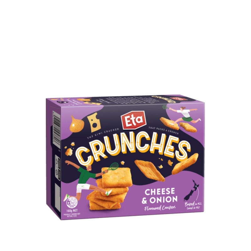 ETA CRUNCHES CHEESE ONION 160G