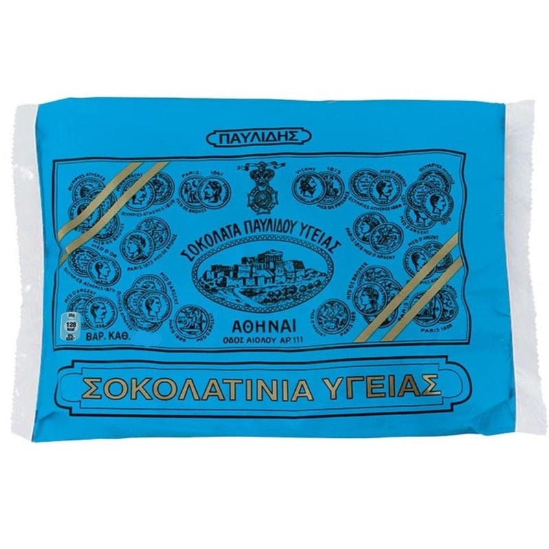 Pavlidis Ygeias Bitter Sweet Chocolate MINI, 360 g Bag