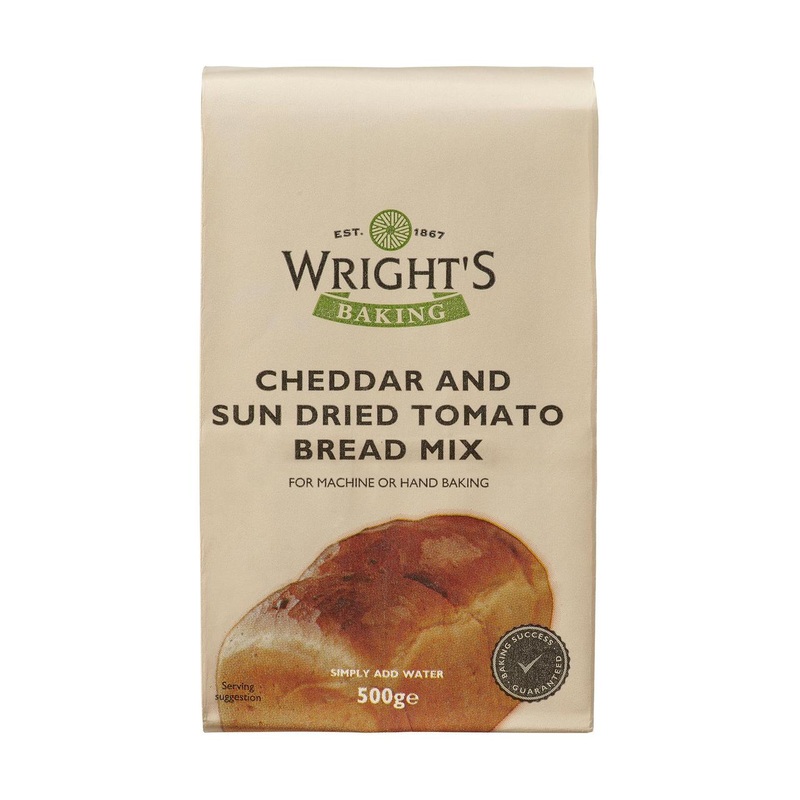 Wright’s Baking Cheddar & Sundried Tomato Bread Mix 500g
