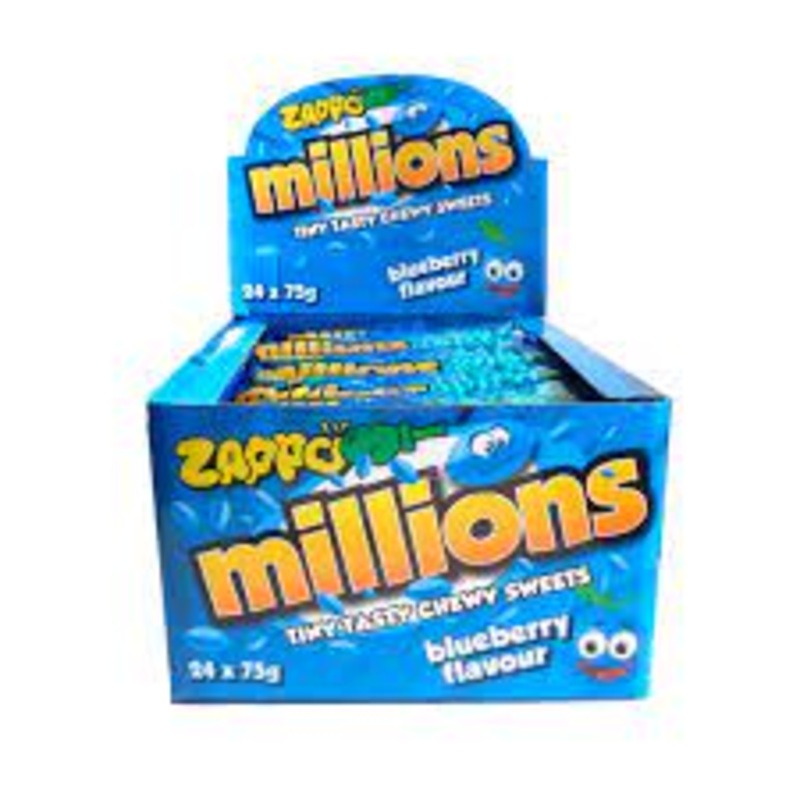 Zappo Millions Blueberry 75g packet