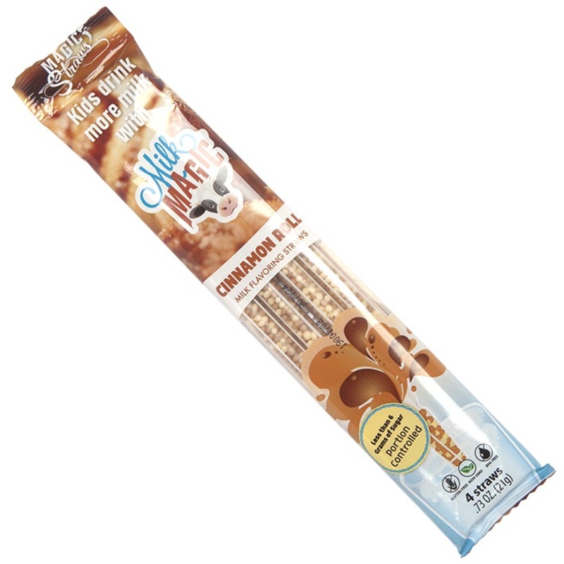 Magic Milk Straws  Cinnamon Roll