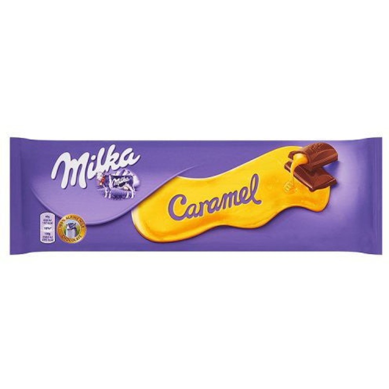 Milka Chocolate with Caramel, 280g